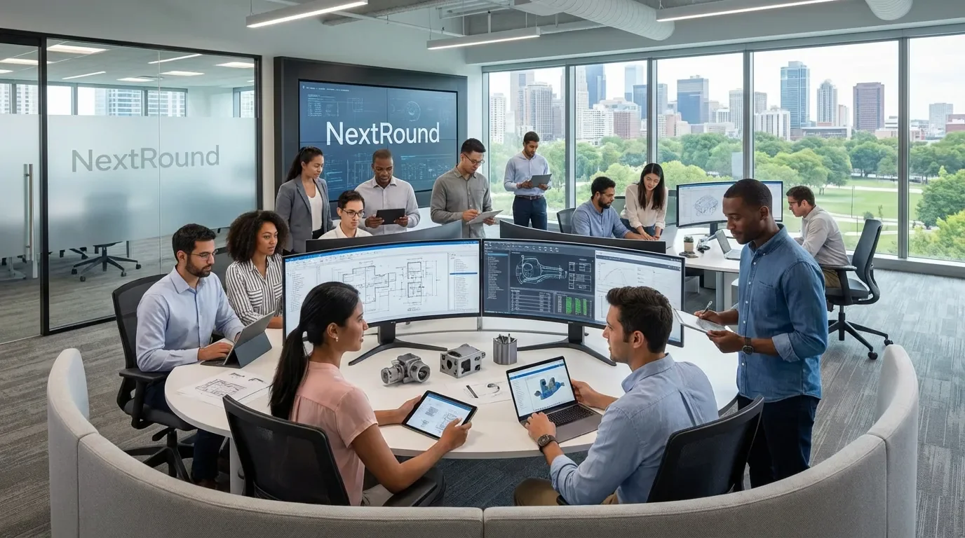 NextRound engineering consulting team collaborating